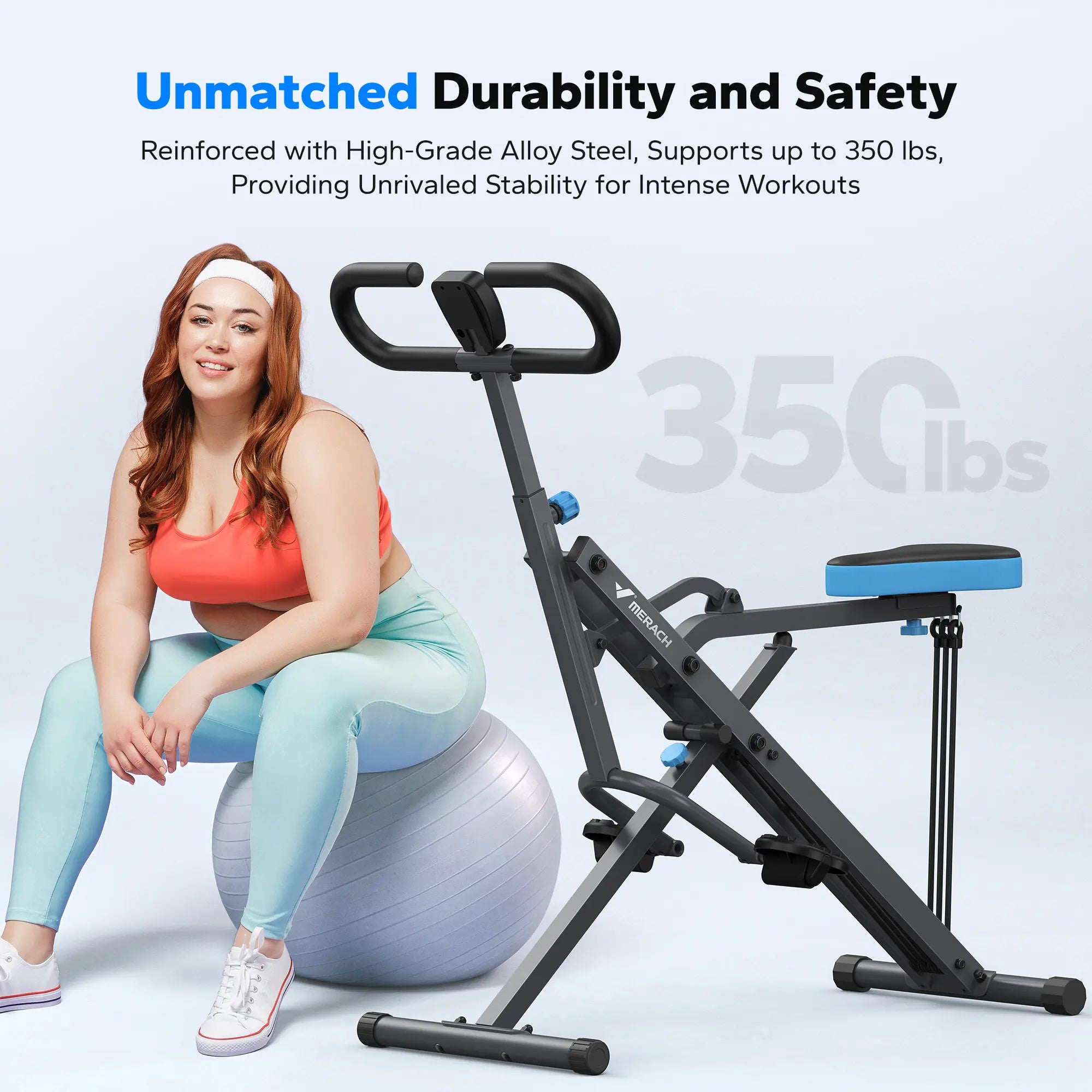 2-in-1 LCD Squat Row Machine for Women Leg & Glute Training