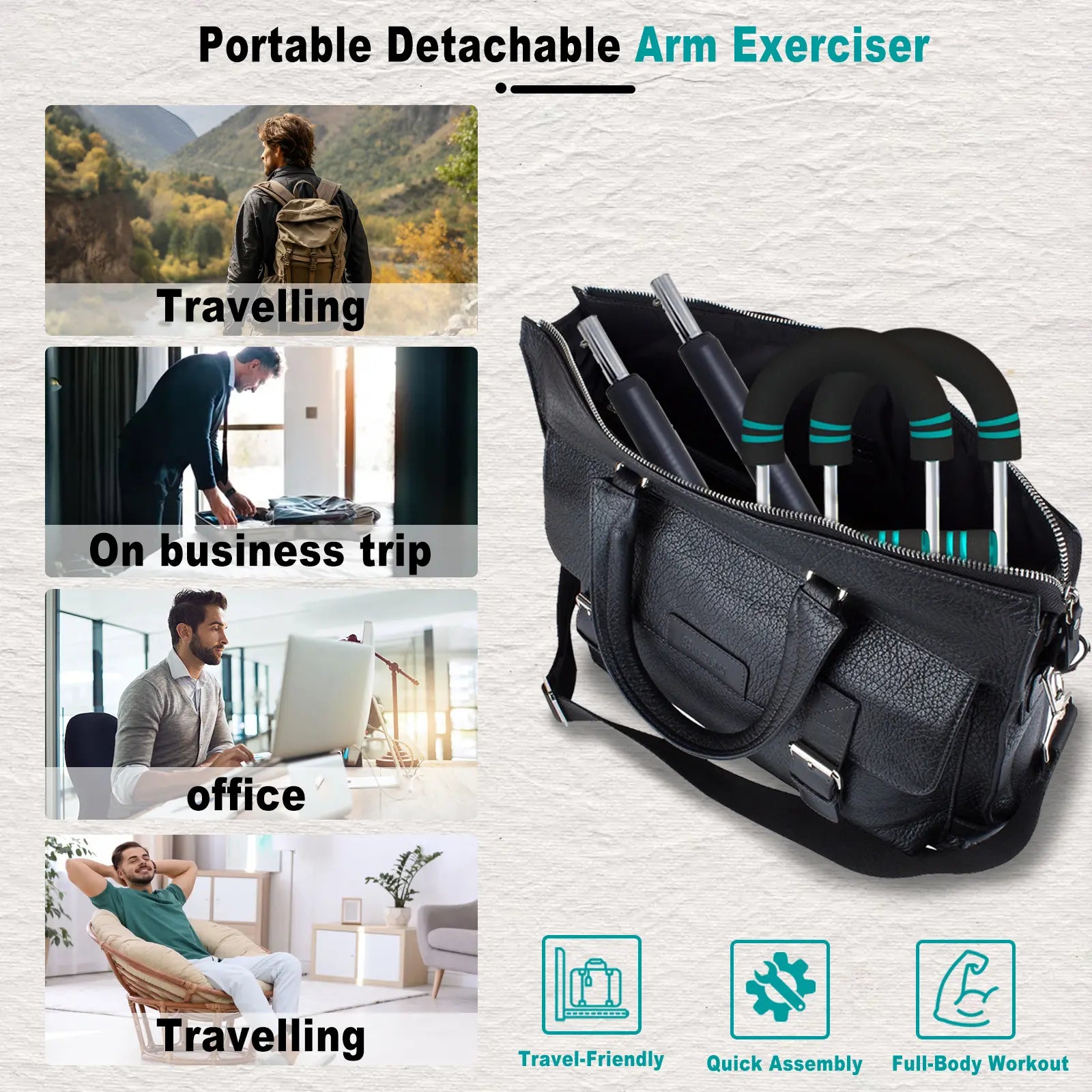 Adjustable Arm & Chest Trainer for Upper Body Workout