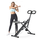 350LBS Stable Dual Function Squat Row Trainer, Home Lower Body Workout Equipment